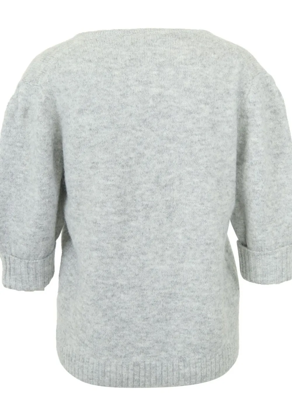 Truien>AIMEE THE LABEL TRUI KORTE MOUW Grijs