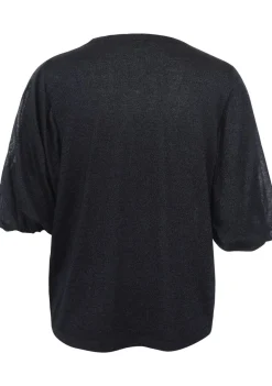 Truien>AIMEE THE LABEL TRUI KORTE MOUW Blauw