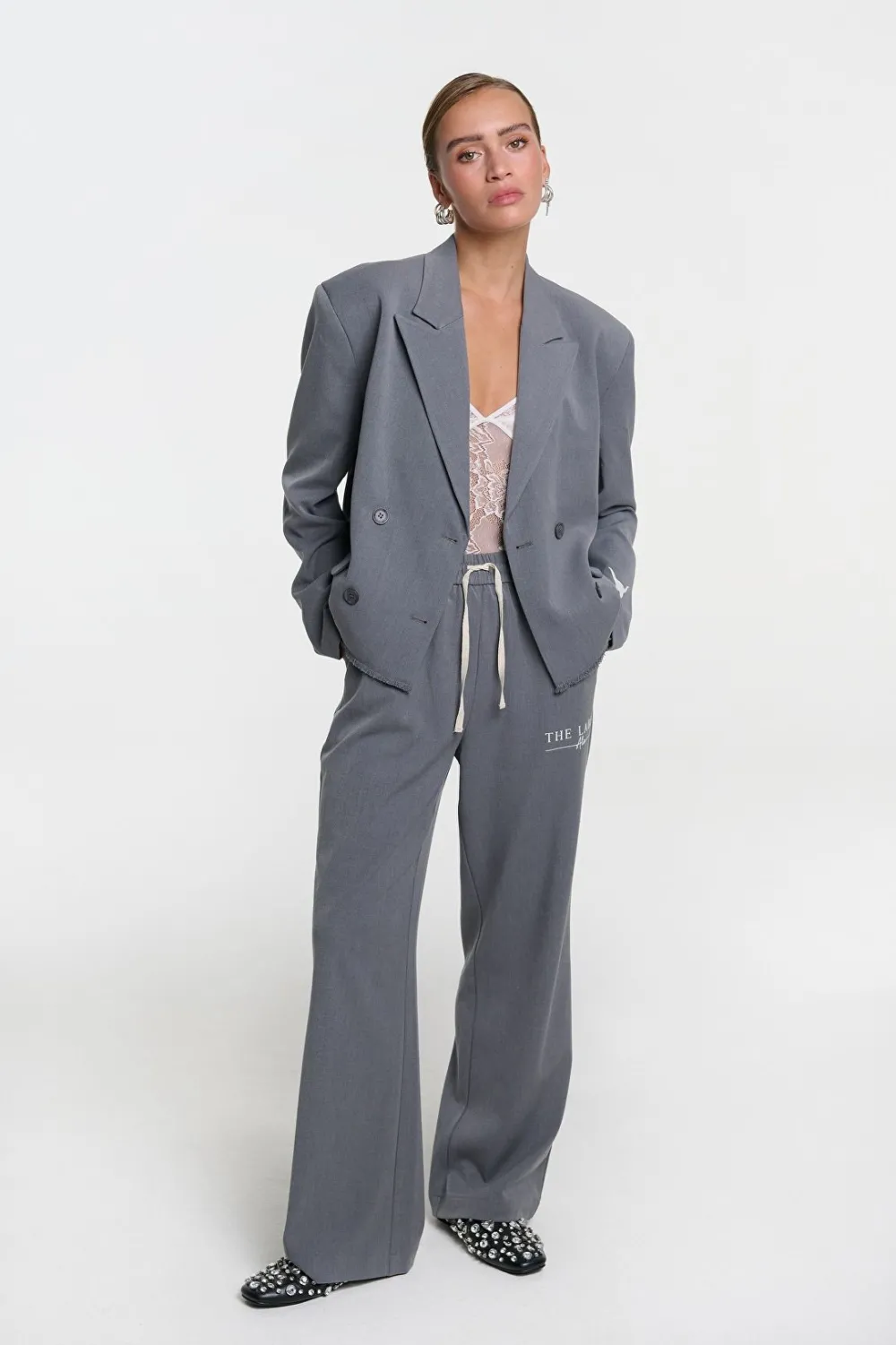 Pakken & Co-Ords|Blazers & Jasjes>ALIX THE LABEL BLAZER Grijs