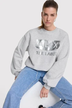 Sweaters|Truien>ALIX THE LABEL SWEATER Grijs