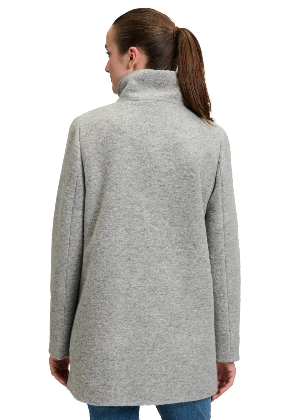 Winterjassen|Jassen>AMBER AND JUNE MANTEL Grijs