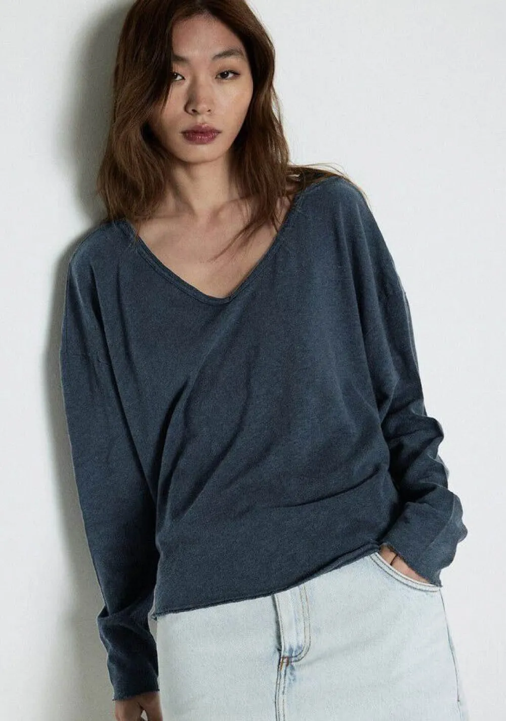 Shirts>AMERICAN VINTAGE SHIRT Blauw