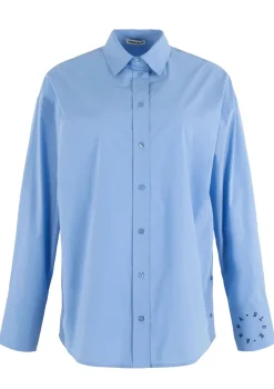 Blouses>ANNA BLUE BLOUSE Blauw