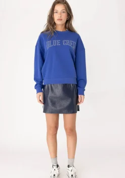 Sweaters|Truien>ANNA BLUE SWEATER Blauw