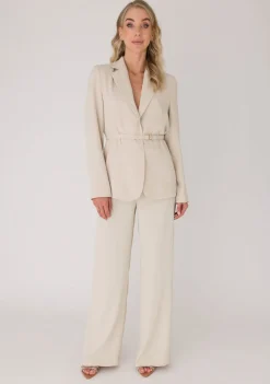 Blazers & Jasjes|Pakken & Co-Ords>ANNA VAN TOOR BLAZER Beige