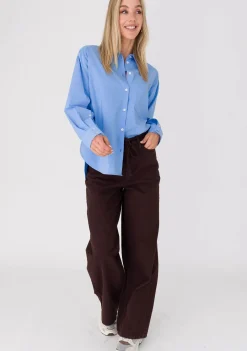 Blouses>ANNA VAN TOOR BLOUSE Blauw