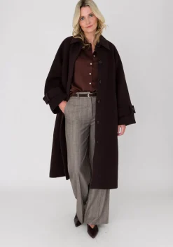 Blouses>ANNA VAN TOOR BLOUSE Bruin