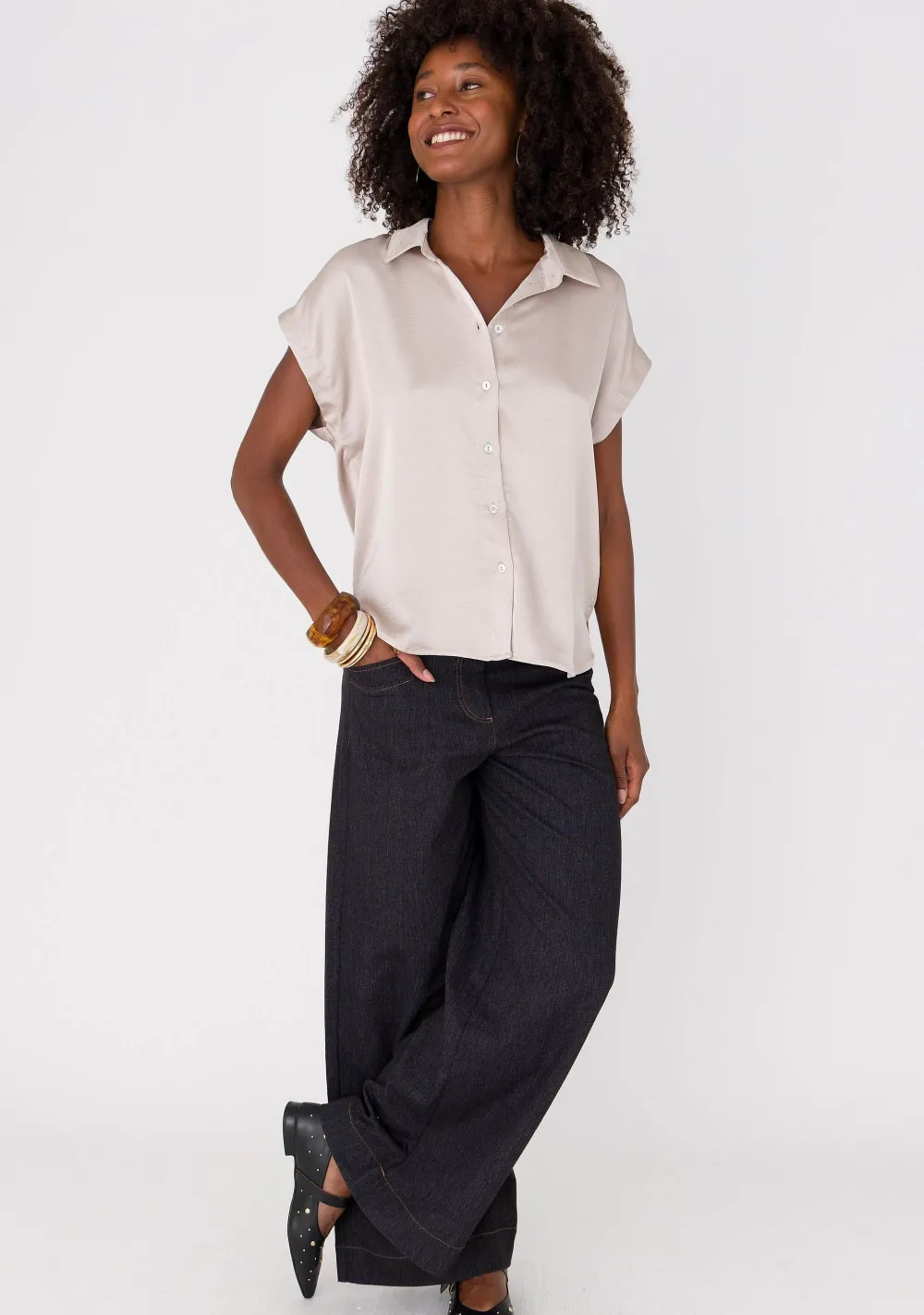 Blouses>ANNA VAN TOOR BLOUSE Beige