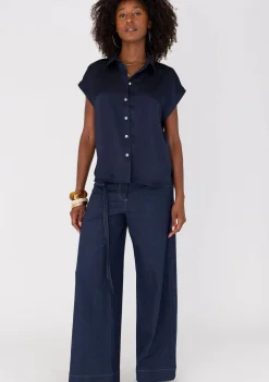 Blouses>ANNA VAN TOOR BLOUSE Blauw