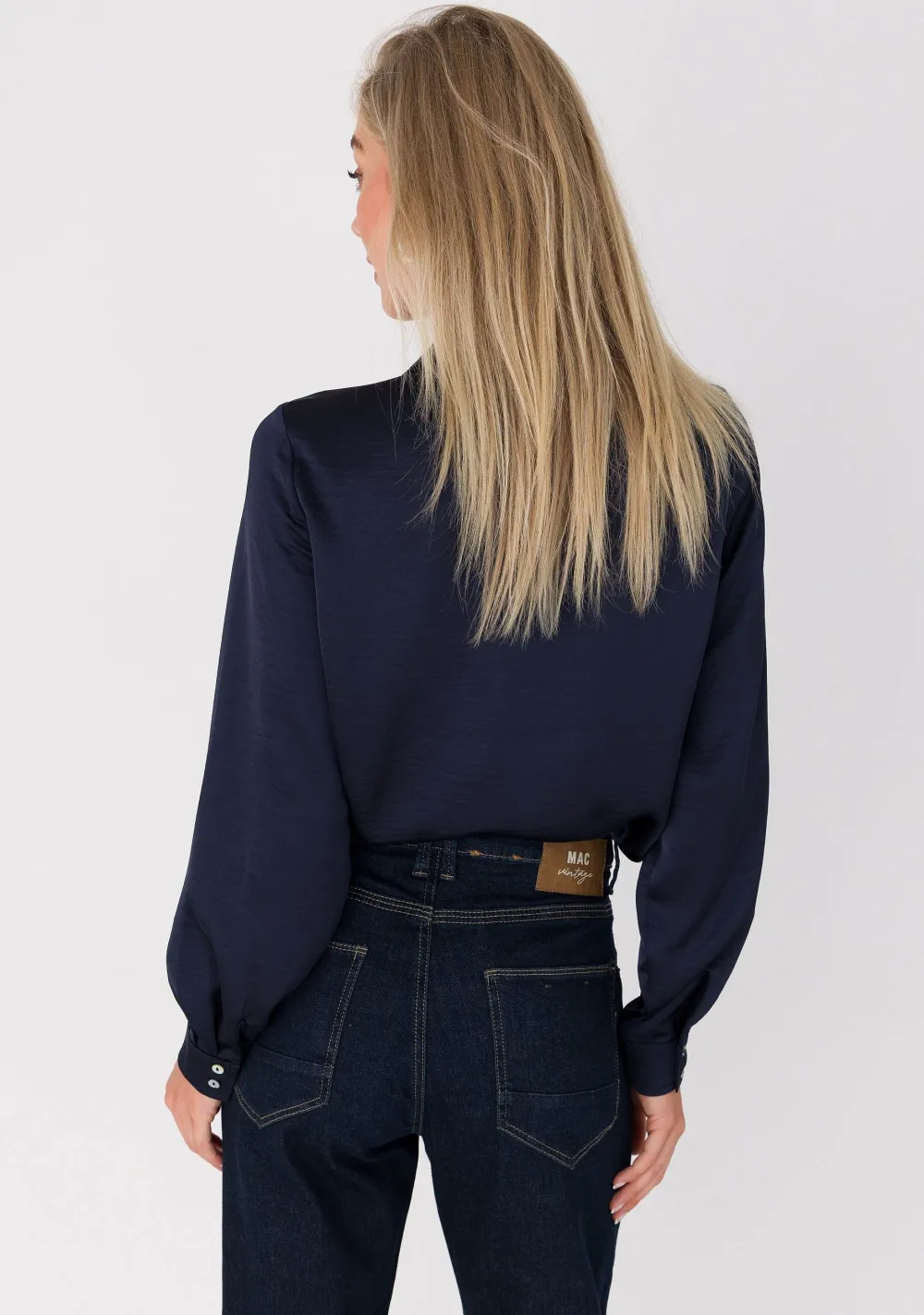 Blouses>ANNA VAN TOOR BLOUSE Blauw