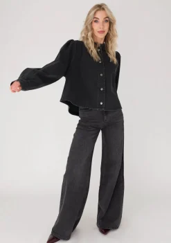 Blouses>ANNA VAN TOOR BLOUSE Zwart