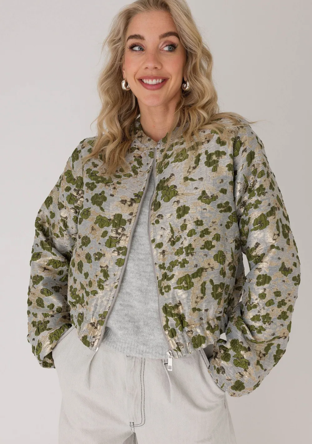 Blazers & Jasjes|Jassen>ANNA VAN TOOR BOMBERJACK Groen