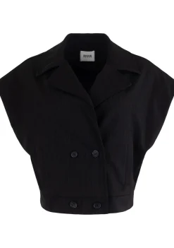 Gilets|Blazers & Jasjes>ANNA VAN TOOR GILET Zwart