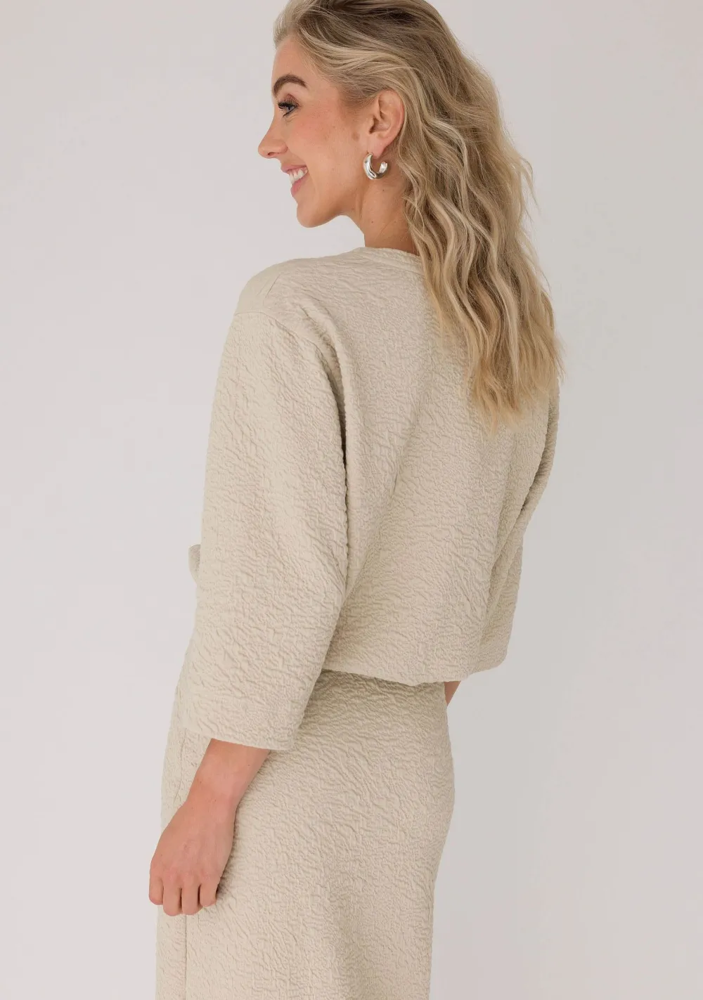 Truien|Pakken & Co-Ords>ANNA VAN TOOR SWEATER Beige