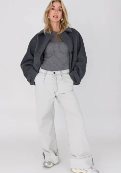 Truien>ANNA VAN TOOR TRUI Grijs