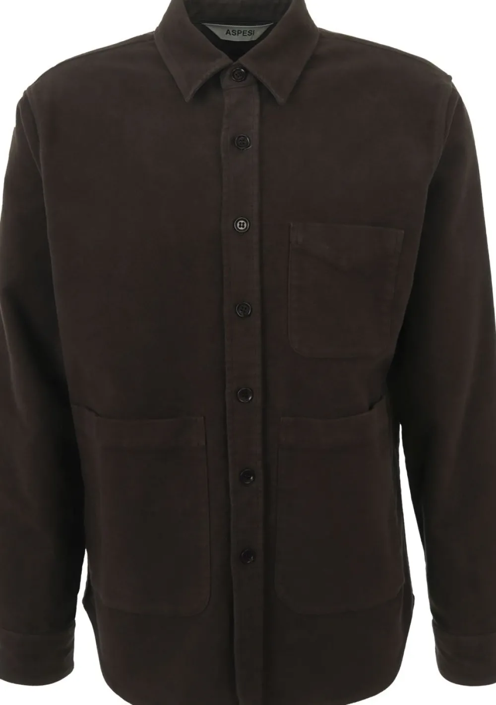 Overshirts>ASPESI OVERSHIRT Bruin