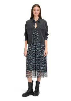 Blazers & Jasjes>BETTY & CO DENIMJACK Grijs