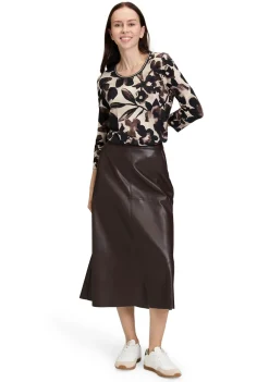 Shirts>BETTY BARCLAY SHIRT Bruin