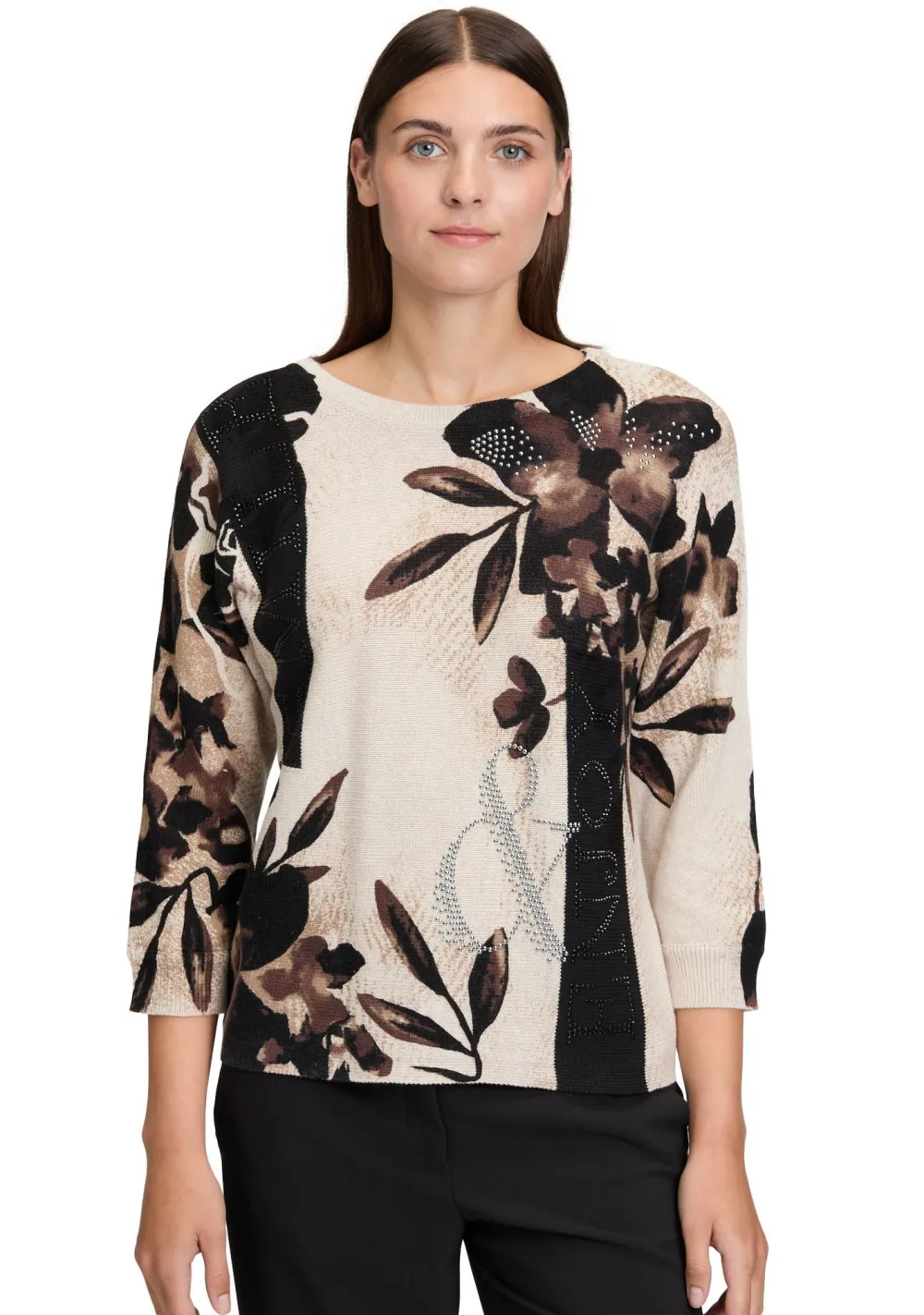 Truien>BETTY BARCLAY TRUI KORTE MOUW Beige