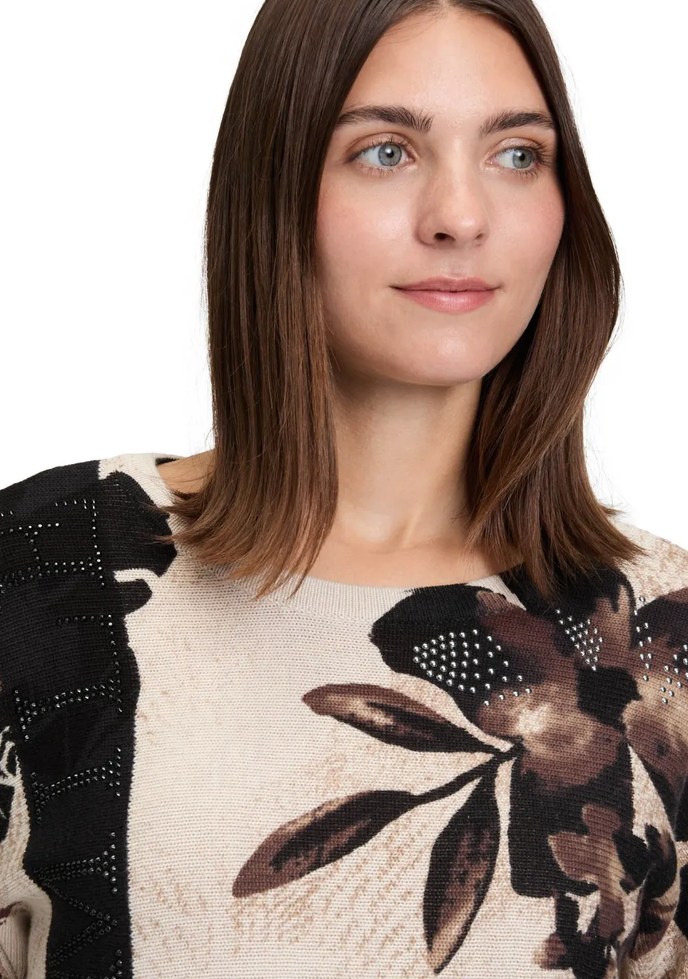 Truien>BETTY BARCLAY TRUI KORTE MOUW Beige