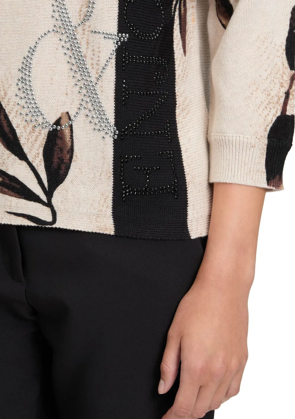 Truien>BETTY BARCLAY TRUI KORTE MOUW Beige