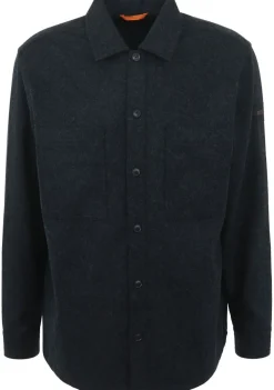 Overshirts>BOSS ORANGE OVERSHIRT Blauw