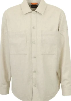 Overshirts>BOSS ORANGE OVERSHIRT Beige