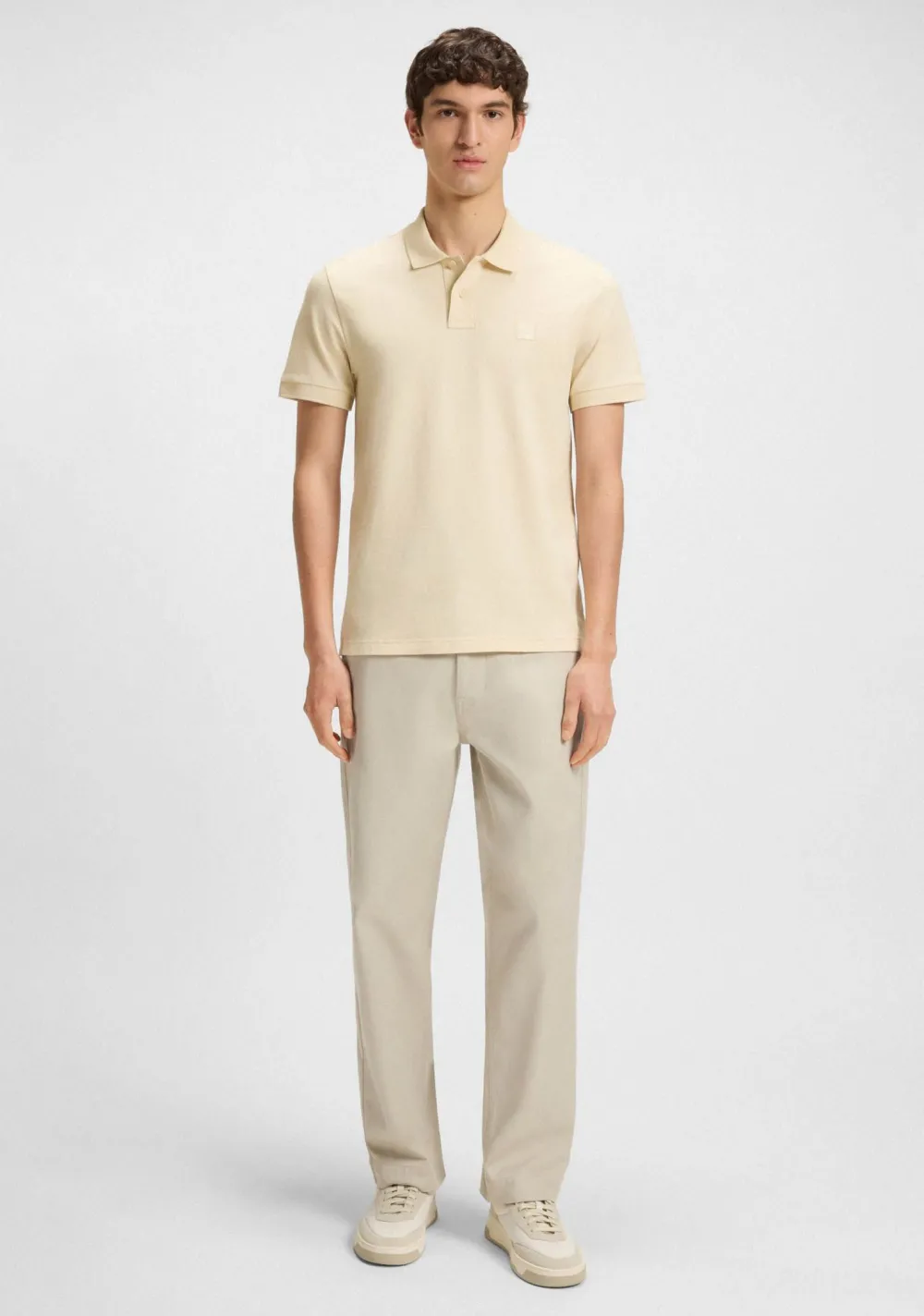 Polo's>BOSS ORANGE POLO Beige