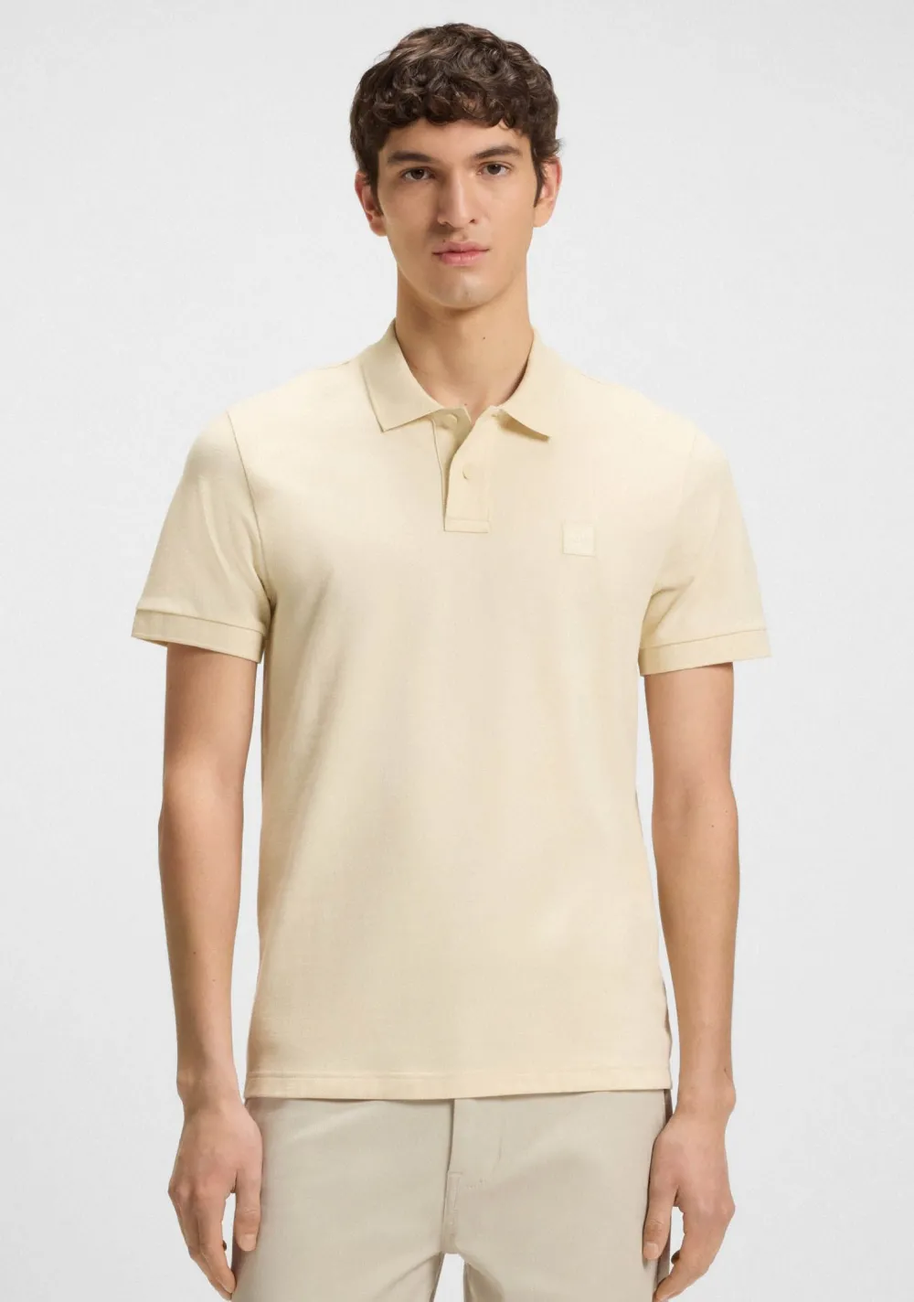 Polo's>BOSS ORANGE POLO Beige