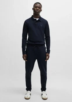 Polo's>BOSS ORANGE POLO Blauw