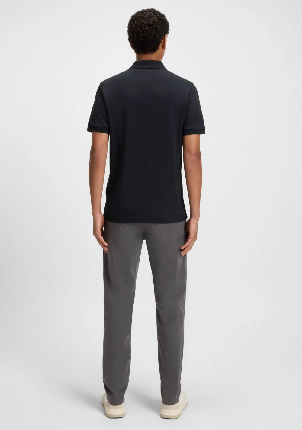 Polo's>BOSS ORANGE POLO Blauw