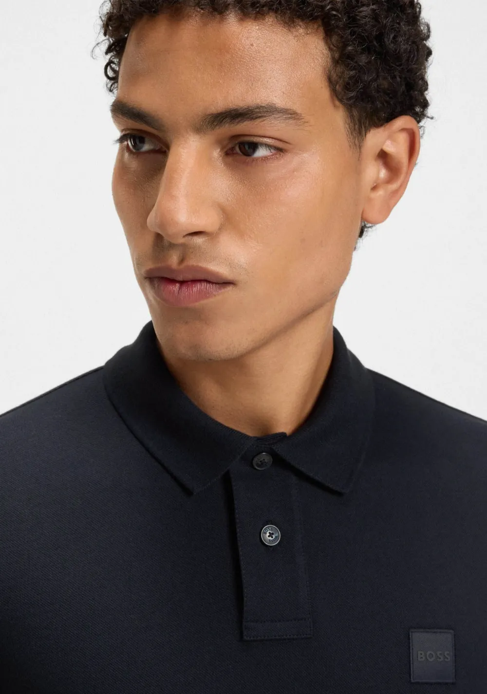 Polo's>BOSS ORANGE POLO Blauw