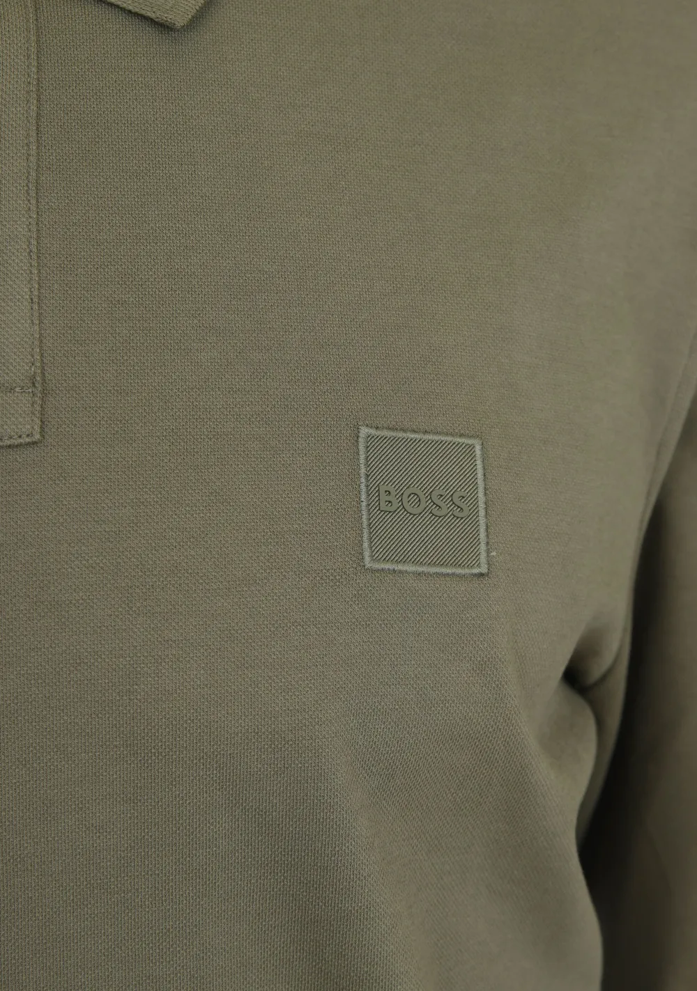 Polo's>BOSS ORANGE POLO Groen