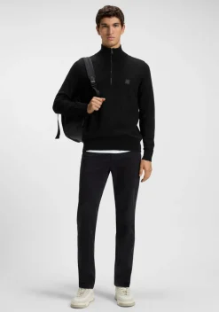 Truien>BOSS ORANGE TRUI Zwart