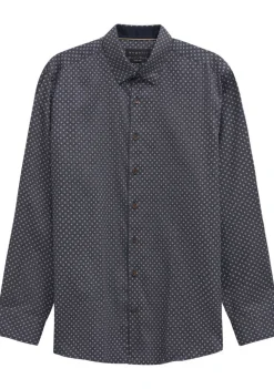 Overhemden>BUGATTI OVERHEMD Blauw