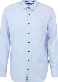 Overhemden>BUGATTI OVERHEMD Blauw