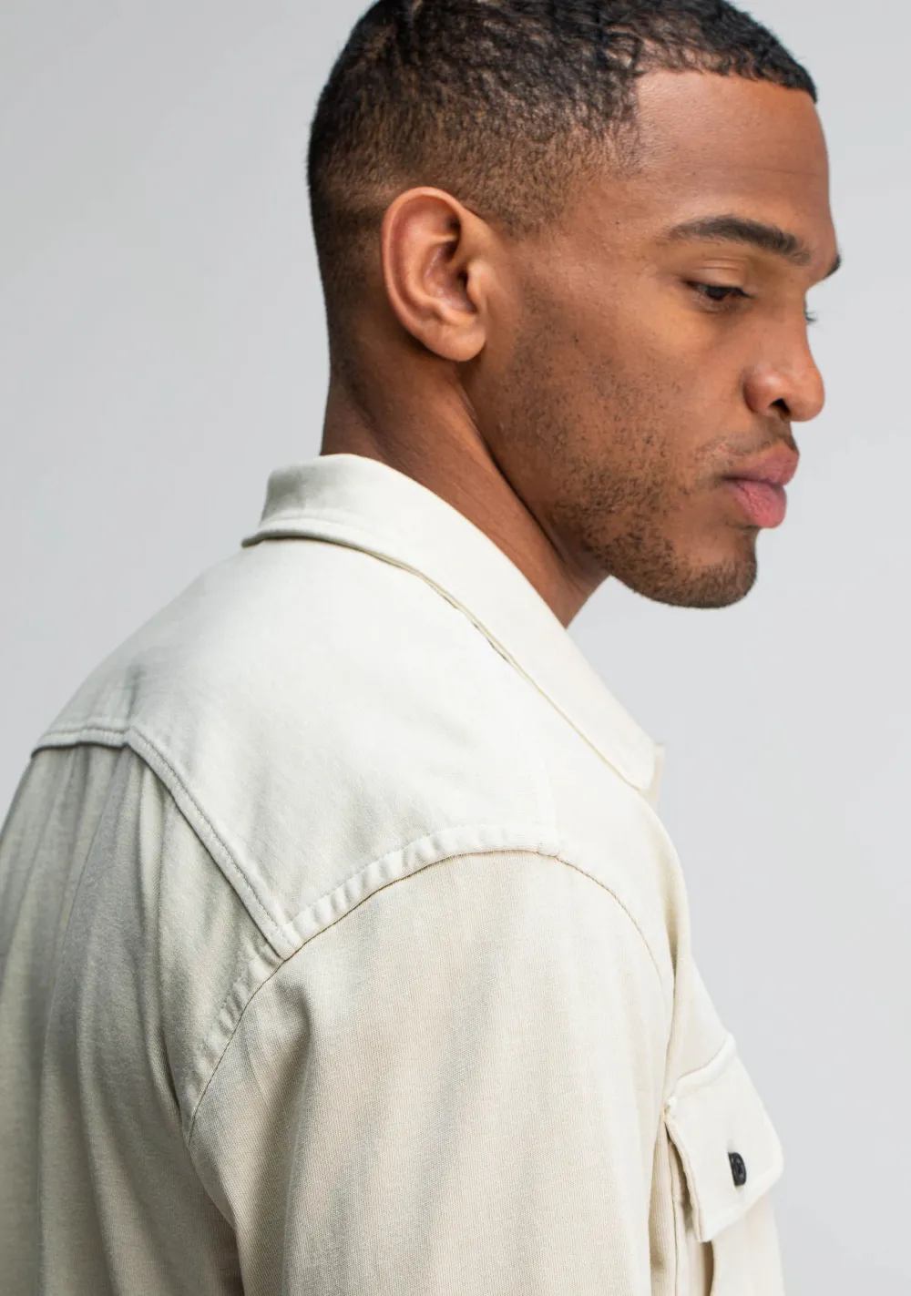 Overshirts>BUTCHER OF BLUE OVERSHIRT Off white