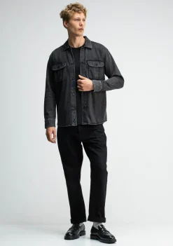 Overshirts>BUTCHER OF BLUE OVERSHIRT Zwart