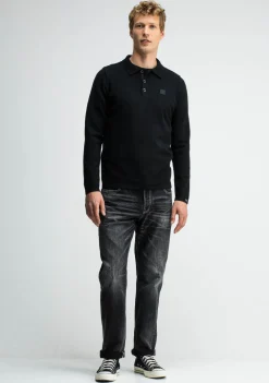 Polo's>BUTCHER OF BLUE POLO Zwart