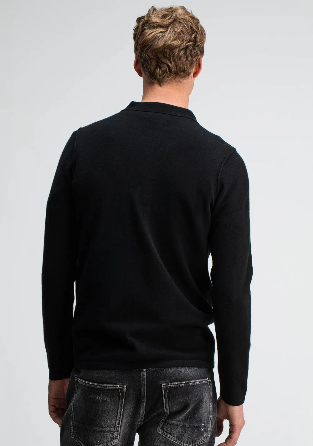 Polo's>BUTCHER OF BLUE POLO Zwart