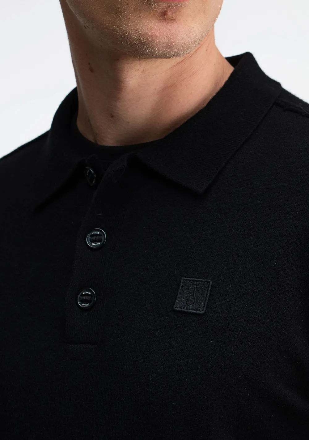 Polo's>BUTCHER OF BLUE POLO Zwart