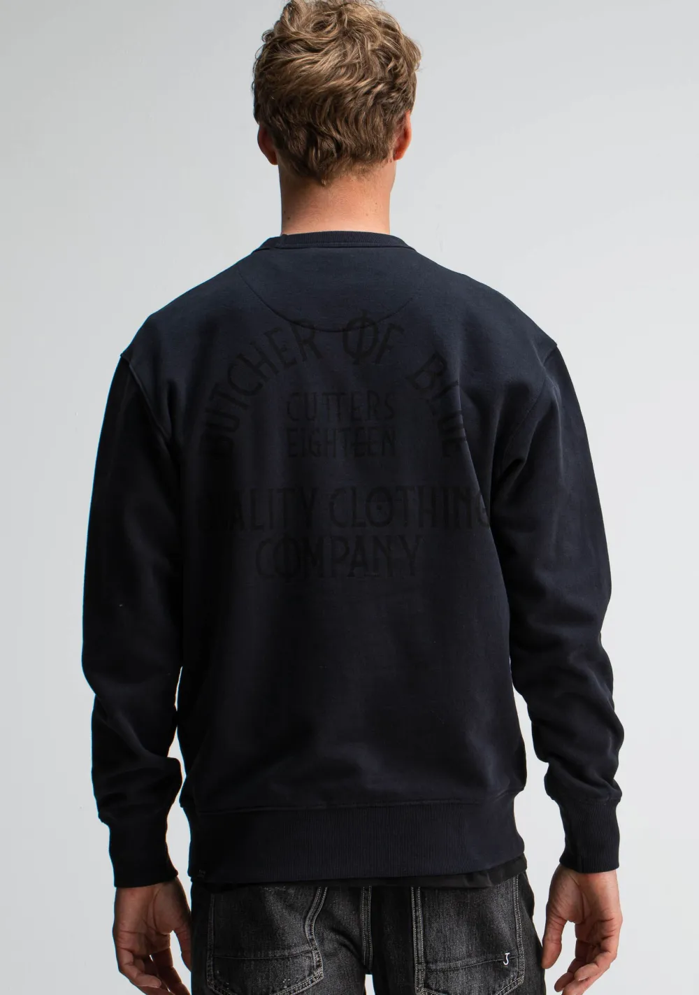 Truien>BUTCHER OF BLUE SWEATER Zwart