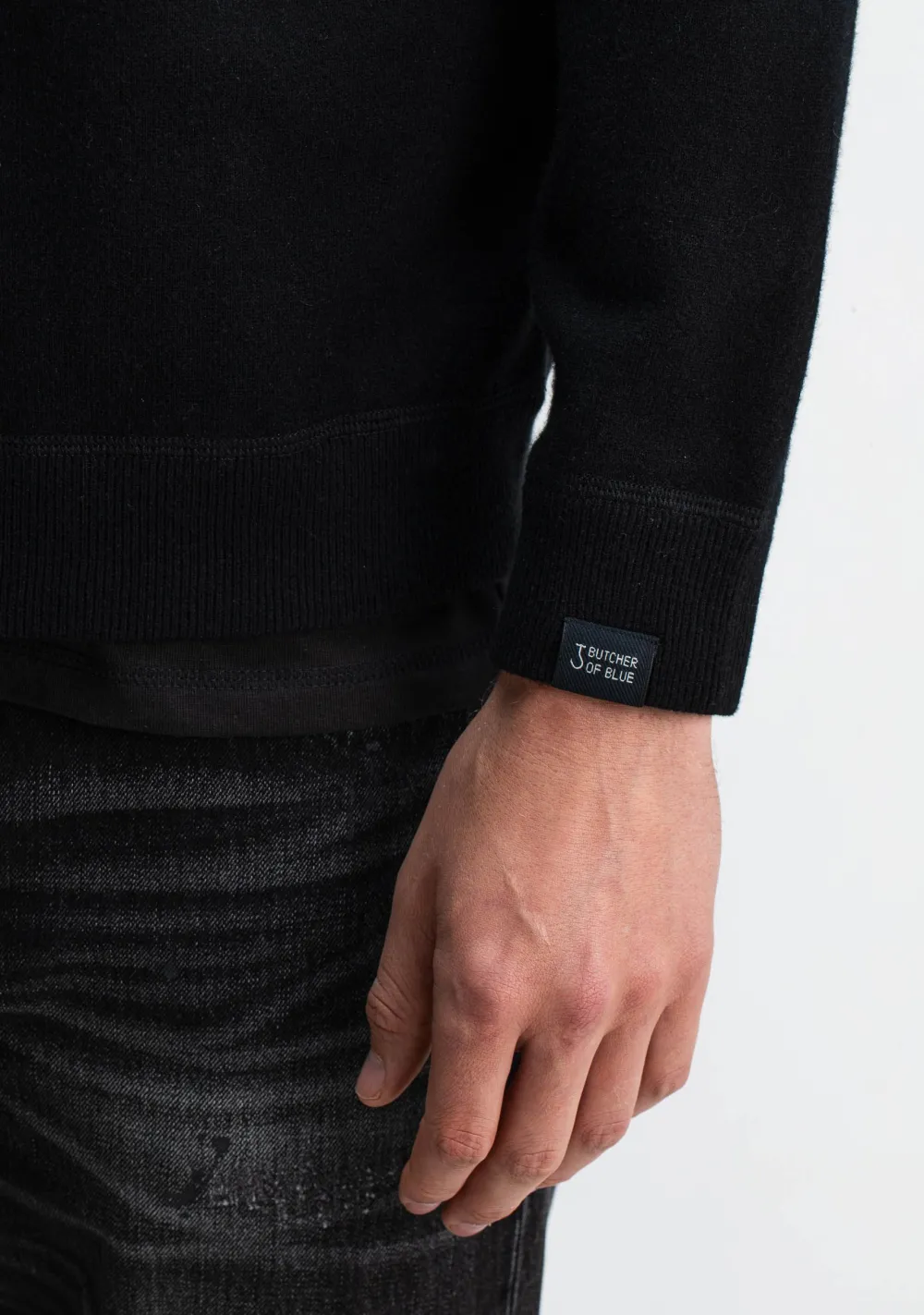 Truien>BUTCHER OF BLUE SWEATER Zwart