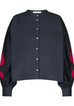 Blouses>BY-BAR BLOUSE Blauw