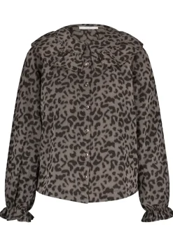 Blouses>BY-BAR BLOUSE Bruin