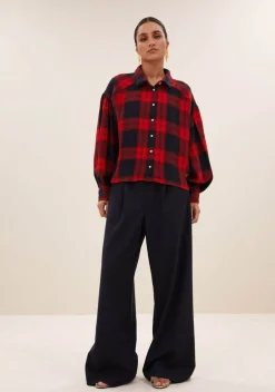 Blouses>BY-BAR BLOUSE Rood