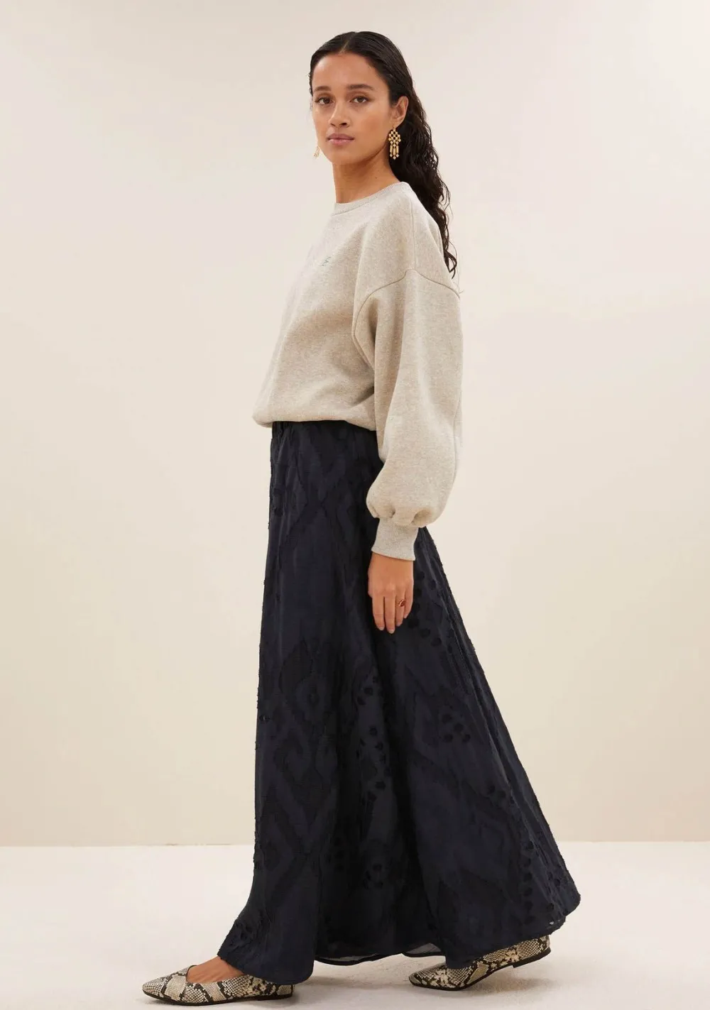 Sweaters|Truien>BY-BAR SWEATER Beige