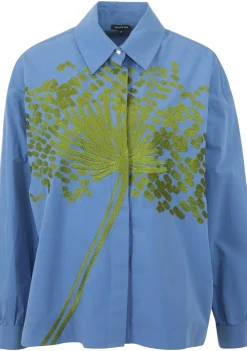 Blouses>CAROLINE BISS BLOUSE Blauw