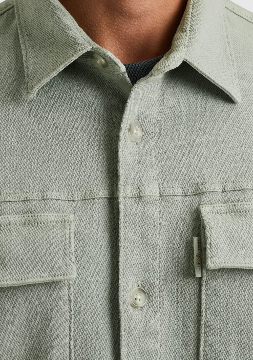 Overhemden>CAST IRON OVERHEMD Blauw