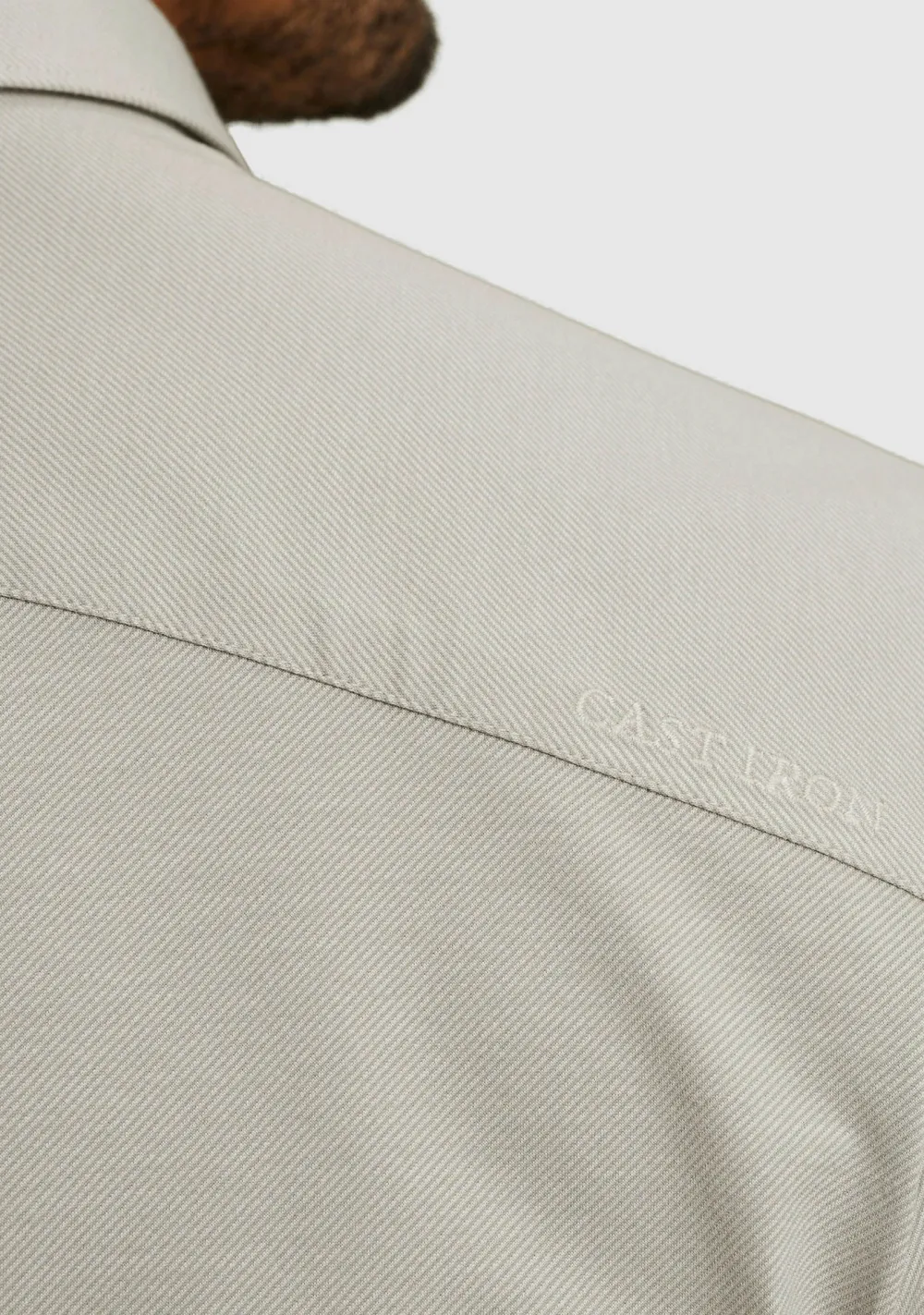 Overhemden>CAST IRON OVERHEMD Grijs